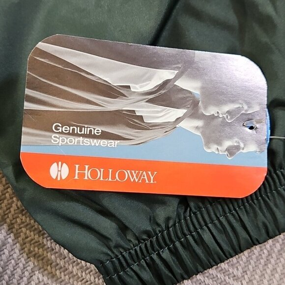 Holloway 1/4 Zip Pullover Men's XL Green Black LS Jersey Lined New NWT Athletic - Picture 3 of 16